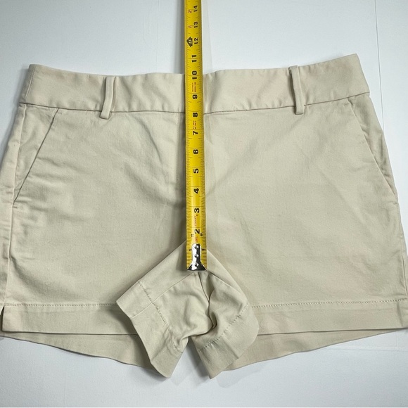 NWT LOFT Women's Riviera Shorts 4" Inseam Off-White Ivory Stretch Size 10 - Picture 9 of 9